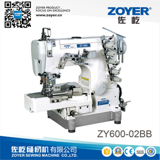 ZY600-02BB Zoyer small flat bed rolled-edge stretch sewing machine