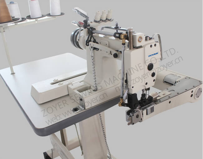 ZY928 Zoyer 3needle feedoffthearm chain stitch sewing machines