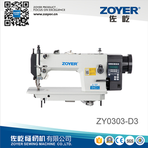 ZY0303-D3 Zoyer Heavy Duty Top with Bottom Feed Auto Trimmer Lockstitch sewing machine